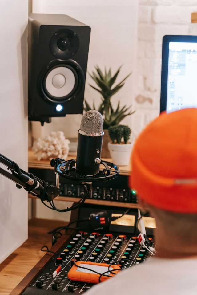 Sesión de mezcla en estudio